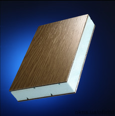 Сэндвич-панель Stadur золотой дуб, двухсторонняя